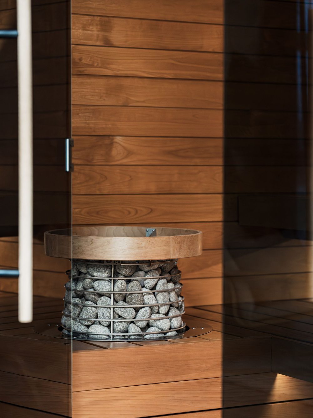 The steam room